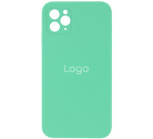 Чохол Silicone Case Full Size with Frame для iPhone 11 Pro Max Колір 47, Spearmint 2020000151050