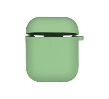 Чохол Silicone Case with microfibra для Airpods 1/2 Колір 47.Spearmint 2020000367918