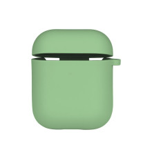 Чохол Silicone Case with microfibra для Airpods 1/2 Колір 47.Spearmint 2020000367918