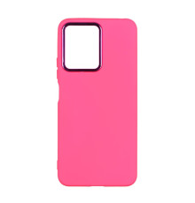 Чохол Silicone Cover Metal frame (AA) для Xiaomi Redmi Note 12 Pro+ 5G Колір 38.Shiny pink 2020000364238