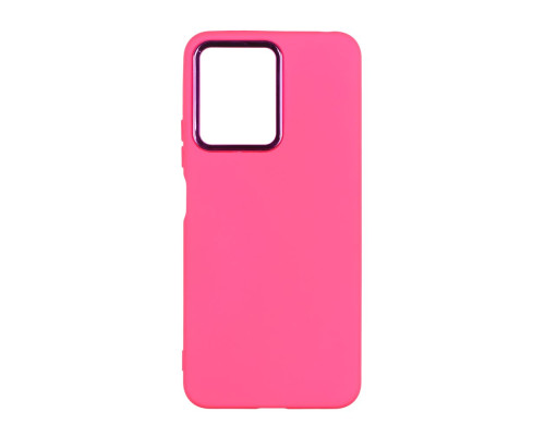 Чохол Silicone Cover Metal frame (AA) для Xiaomi Redmi Note 12 Pro+ 5G Колір 38.Shiny pink 2020000364238