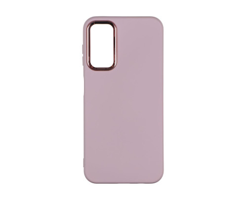 Чохол Silicone Cover Metal frame (AA) для Samsung Galaxy A14 4G (A145) / A14 5G (A146) Колір 19.Pink sand 2020000365839