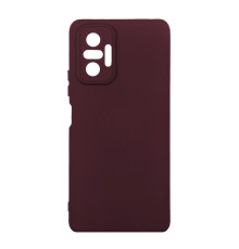 Чохол Silicone Cover Full Camera (A) для Xiaomi Redmi Note 10 Pro / 10 Pro Max Колір 42.Maroon 2020000351474