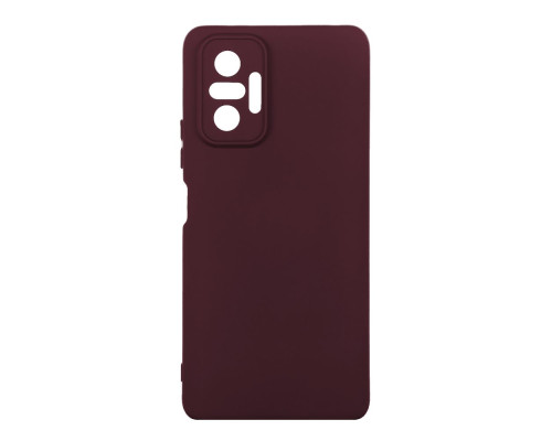 Чохол Silicone Cover Full Camera (A) для Xiaomi Redmi Note 10 Pro / 10 Pro Max Колір 42.Maroon 2020000351474