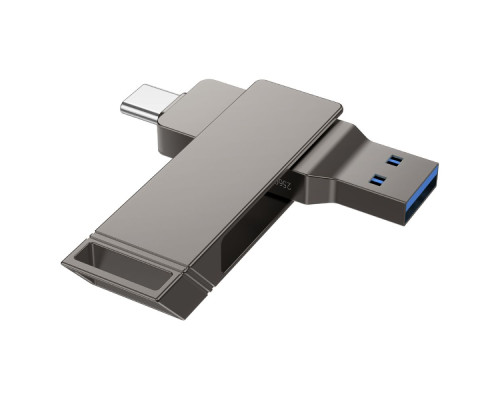 USB флеш-накопичувач Hoco UD15 Clever USB3.2 32GB Type-C Колір Сiрий 6942007611565