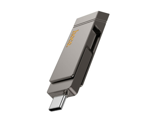 USB флеш-накопичувач Hoco UD15 Clever USB3.2 32GB Type-C Колір Сiрий 6942007611565