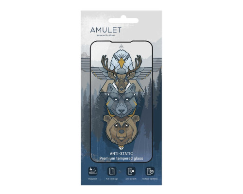 Захисне скло AMULET 2.5D HD Antistatic for iPhone 15/16 Колір Чорний 2020000385943