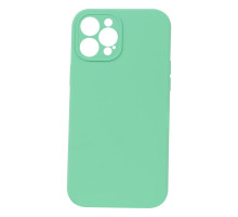 Чохол Silicone Case Full Camera no logo для iPhone 12 Pro Max М'ята упаковка Колір 47, Spearmint з гравіванням 2020000389477