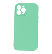 Чохол Silicone Case Full Camera no logo для iPhone 12 Pro Max М'ята упаковка Колір 47, Spearmint з гравіванням 2020000389477