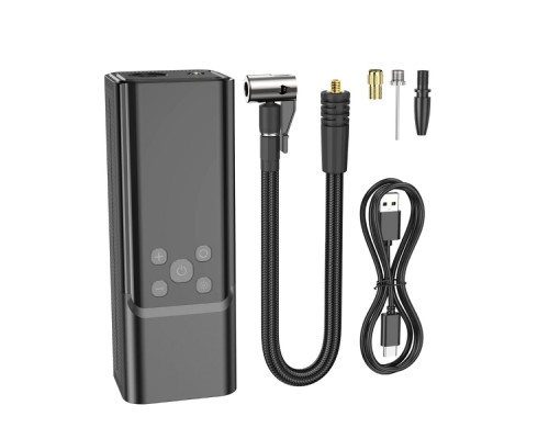 Автомобільний компресор Hoco ZP7 5000mAh Колір Чорний 6942007614511 ma33244_3869371