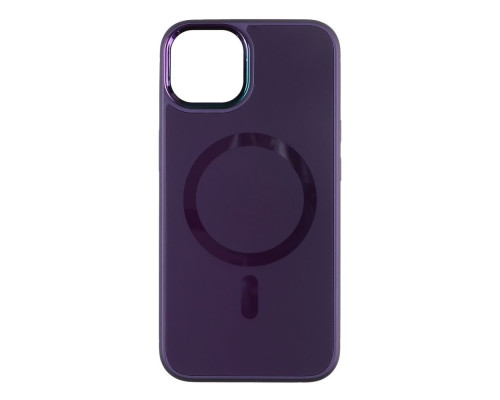 Чохол AG-Glass Chrome Camera with Magsafe для Iphone 15 Pro Колір Purple 2020000398974