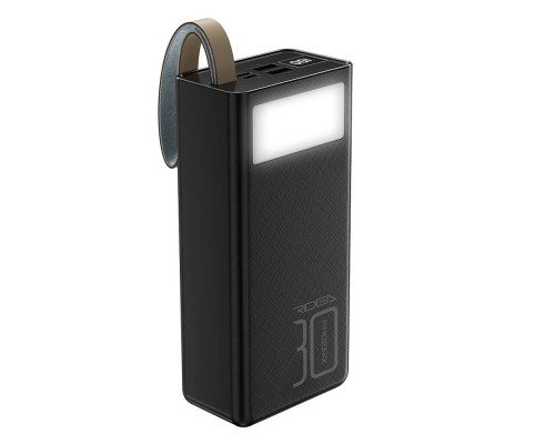 Універсальна Мобільна Батарея Power Bank Ridea RP-D30L+ Phoenix30+ PD/QC 3.0 20W digital display + lamp 30000 mAh Колір Чорний 6902013354047 ma35091_3344933