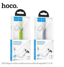 Кабель USB Hoco GH5 Type-C to Lightning PD20W 0.22m Колір Синiй 6942007630948 ma35341_3345831