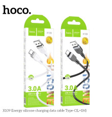 Кабель Hoco X109 Silicone Type-C 3A Колір Бiлий 6942007636254 ma35930_3605836
