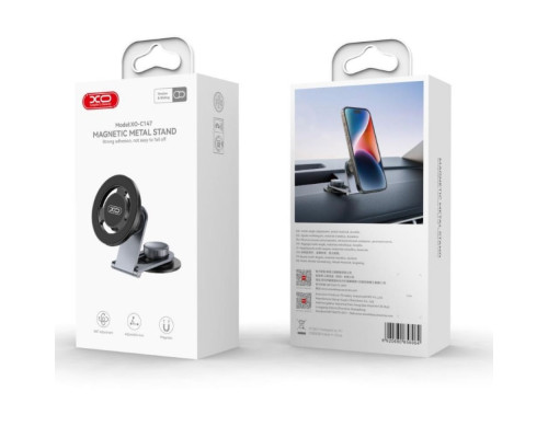 Автодержатель XO C147 Magnetic Колір Чорно-Сiрий 6920680858064 ma36048_3606149