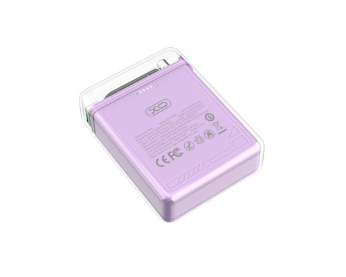 Універсальна Мобільна Батарея Power Bank XO PR226 Mini Transparent Magnetic Absorption 15W 10000mAh Колір Бежевий 6920680849420