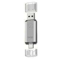 USB Flash Drive T&G 64gb USB/Type C 009 Колір Срібло 4719303953468