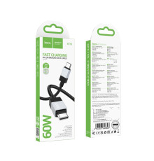 Кабель USB Hoco X110 Type-C to Type-C 60W Колір Чорний 6942007646826 ma36887_3609473
