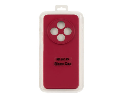 Чохол Silicone Cover Full Camera (A) для Xiaomi Redmi 14C / Poco C75 Колір 14.Red 2020000432296