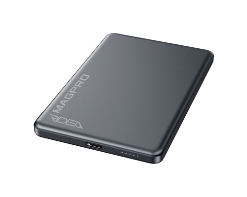 Мобільна Батарея Ridea RP-M5 MAGPRO QC/PD 20W, QI 15W with Magnetic 5000mAh Колір Титан 6902013395460 ma35359_3748721