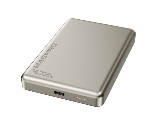 Мобільна Батарея Ridea RP-M10 MAGPRO QC/PD 20W, QI 15W with Magnetic 10000mAh Колір Титан 6902013395484