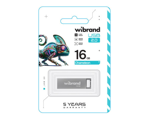 USB флеш-накопичувач Wibrand 16gb Chameleon Колір Чорний 4820124230420 ma36903_3609492