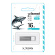 USB флеш-накопичувач Wibrand 16gb Shark Колір Срібло 4820124231588