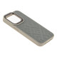 Чохол Kajsa Briquette Collection Rhombus для iPhone 15 Pro Колір Light Grey 4894505156876