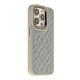 Чохол Kajsa Briquette Collection Rhombus для iPhone 15 Pro Колір Light Grey 4894505156876