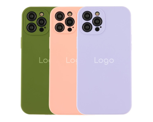 Чохол Silicone Case Full Size with Frame для iPhone 12 Pro Max Колір 61.Avocado Green 2020000244189 ma24508_1821918