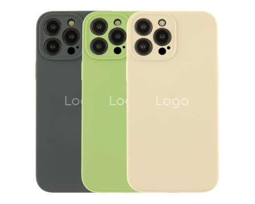 Чохол Silicone Case Full Size with Frame для iPhone 13 Pro Колір 27.Peach 2020000444688 ma31933_3338383