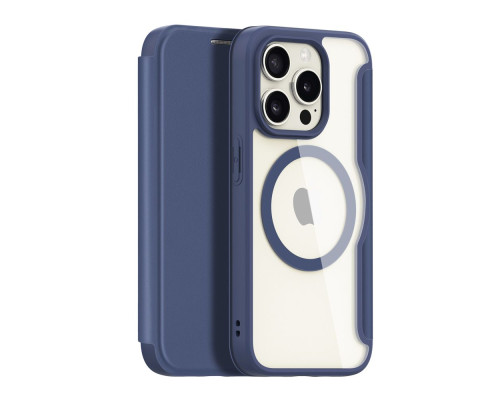 Чохол-книжка Dux Ducis Skin X Pro with MagSafe для iPhone 15 Pro Колір Blue 6934913025246