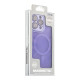 Чохол TPU+PC Magnetic Matte Camera Lens with Magsafe для iPhone 14 Pro Max Колір Purple 2020000437765