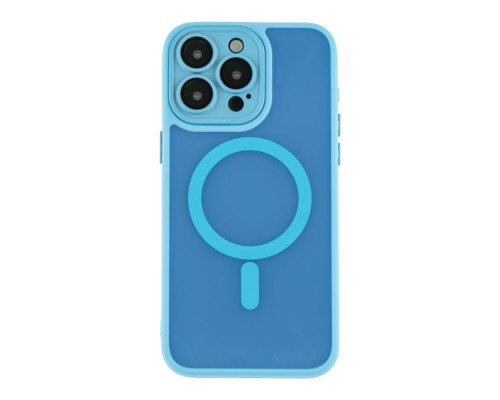 Чохол TPU+PC Magnetic Matte Camera Lens with Magsafe для iPhone 14 Колір Dark Blue 2020000437925