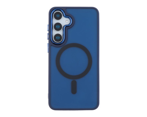 Чохол TPU+PC Space Magnetic Color with Magsafe для Samsung Galaxy S23 FE 5G (S711) Колір Dark Blue 2020000437079 ma35378_3345930