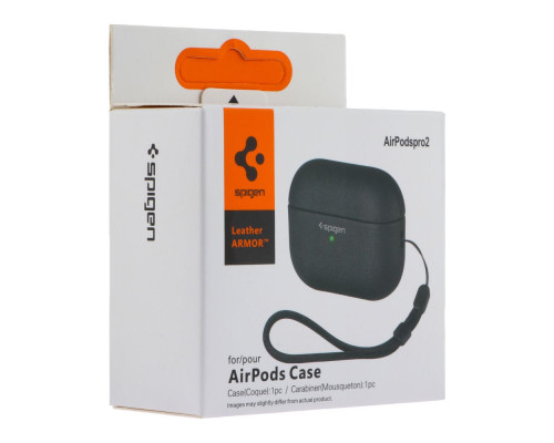 Футляр TPU Spigen Leather Armor для Airpods Pro Колір Blue 2020000438762 ma35261_3345600