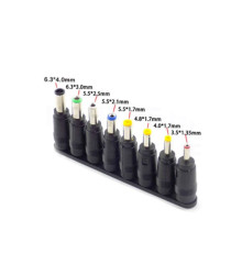 Перехідники DC 5.5x2.1mm Male to 8 Tips Колір Чорний 2020000464099 ma37407_3611623