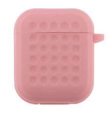Футляр Silicone Fashion Case with Hook для Airpods 1/2 Колір Pink 2020000441809 ma35263_3345612