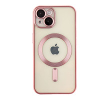 Чохол TPU Metallic Chrome Full Camera with Magsafe для iPhone 16 Chrome Rose ma36189_3606933 2020000451327