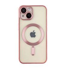 Чохол TPU Metallic Chrome Full Camera with Magsafe для iPhone 16 Колір Chrome Rose 2020000451327 ma36189_3606933