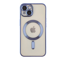 Чохол TPU Metallic Full Camera with Magsafe для iPhone 16 Blue ma36186_3606899 2020000457459