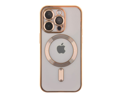 Чохол TPU Metallic Full Camera with Magsafe для iPhone 16 Pro Max Колір Gold 2020000457312 ma36188_3606921
