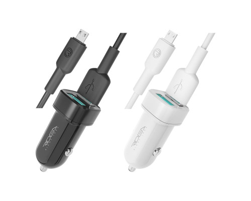 Автомобільний Зарядний Пристрій Ridea RCC-21112 Grand Micro 2USB 2.4 A Колір Чорний 6902013730797