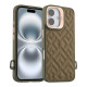 Чохол Kajsa Briquette Collection Rhombus with MagSafe для iPhone 16 Колір Brown 2020000457985 ma36171_3606852