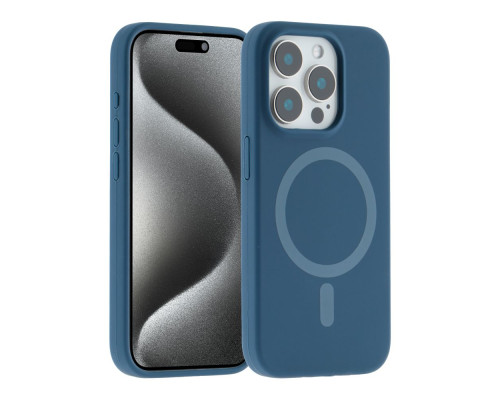 Чохол Glow Silicone Case with Magsafe для iPhone 16 Pro Max Колір Dark blue 2020000454458 ma36067_3606297