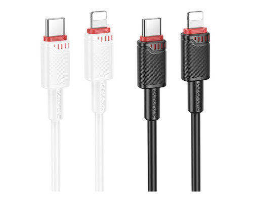 Кабель USB Borofone BX110 Type-C to Lightning PD27W Колір Чорний 6941991120688 ma37237_3611050