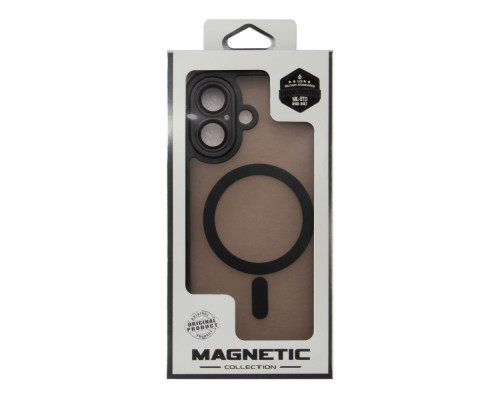 Чохол TPU+PC Magnetic Matte Camera Lens with Magsafe для iPhone 16 Колір Purple 2020000470502 ma36192_3606956