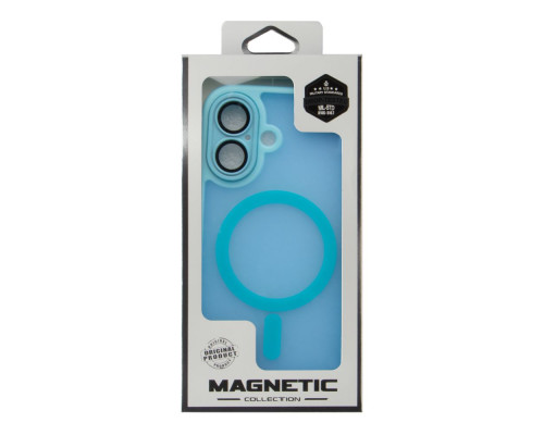 Чохол TPU+PC Magnetic Matte Camera Lens with Magsafe для iPhone 16 Колір Purple 2020000470502 ma36192_3606956