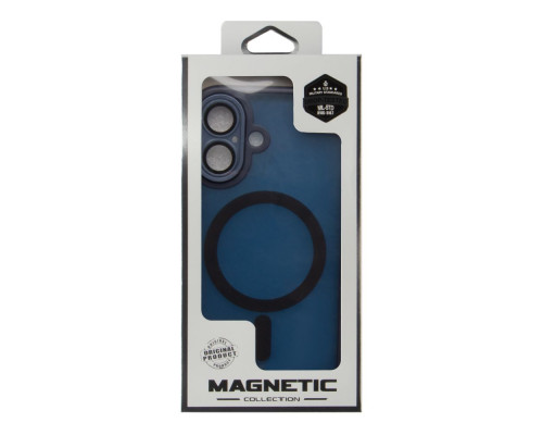 Чохол TPU+PC Magnetic Matte Camera Lens with Magsafe для iPhone 16 Колір Purple 2020000470502 ma36192_3606956