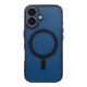 Чохол TPU+PC Magnetic Matte Camera Lens with Magsafe для iPhone 16 Колір Purple 2020000470502 ma36192_3606956